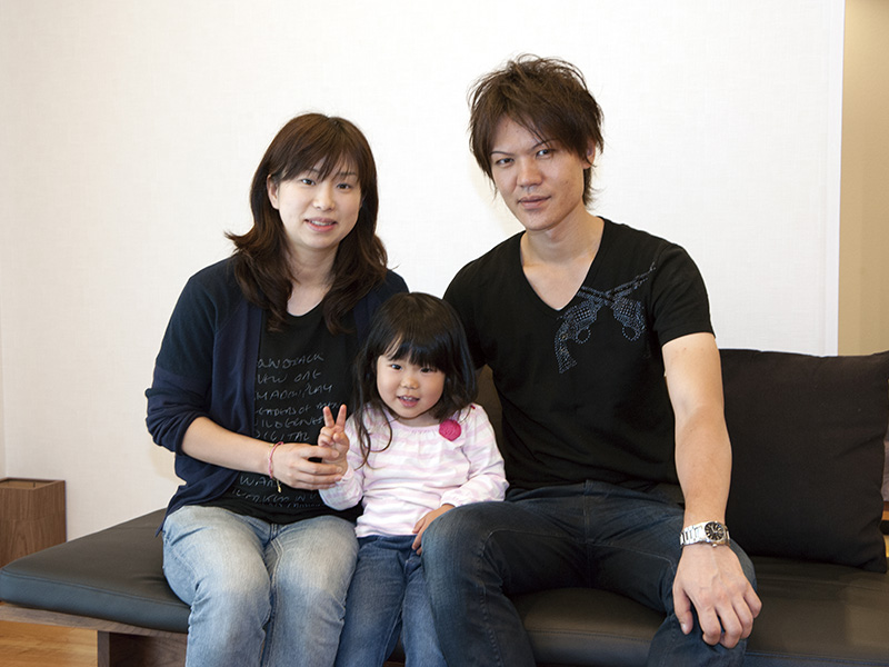 写真：施主様ご家族