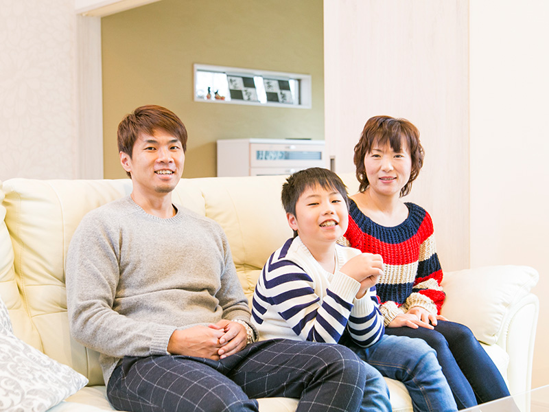 写真：施主様ご家族