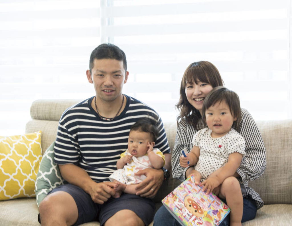 写真：Yさんご家族