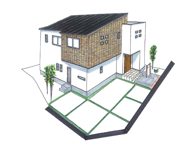 北入り5LDK 吹き抜けプラン
